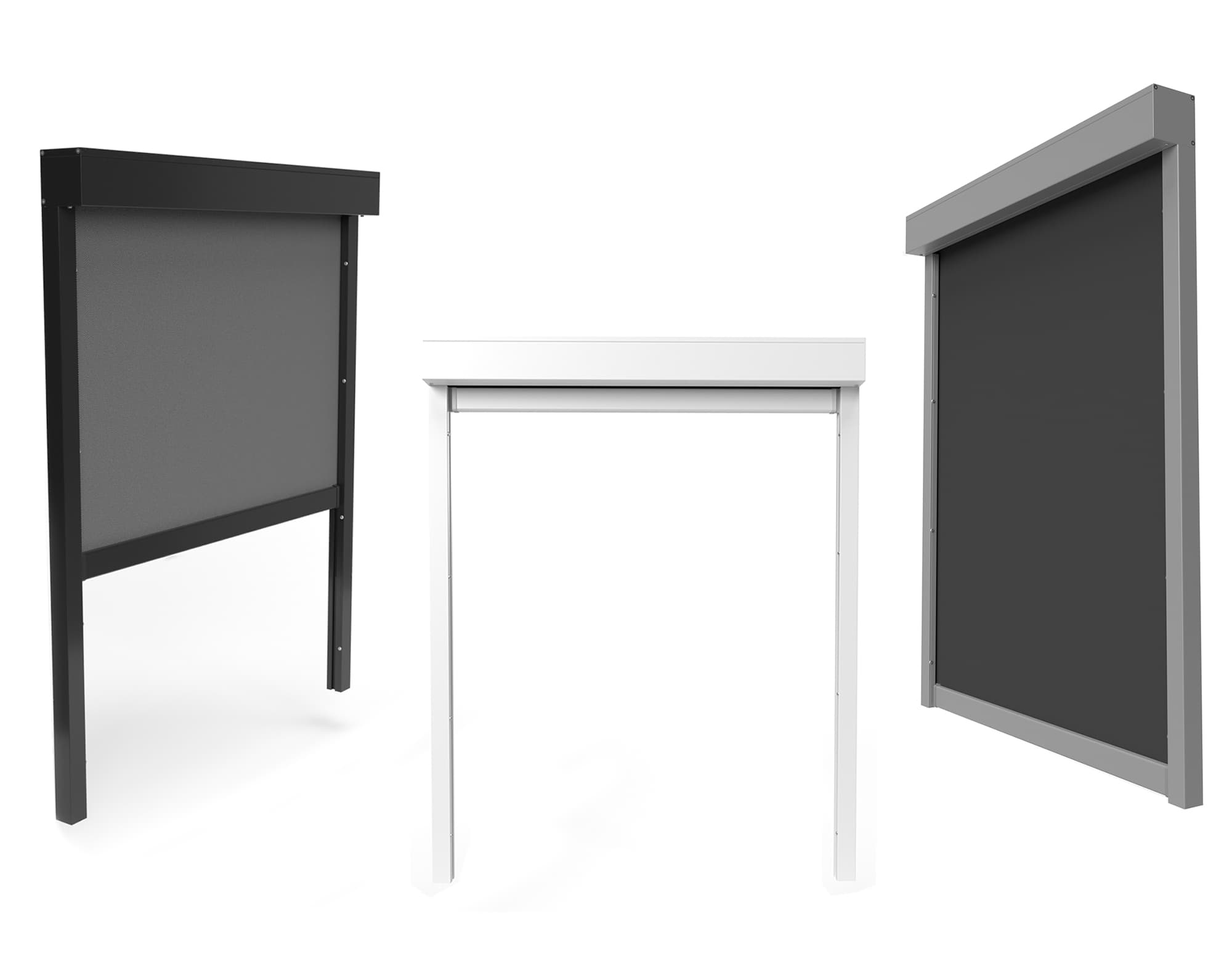 Produkt Nuance screen vertikal markis tre olika färger