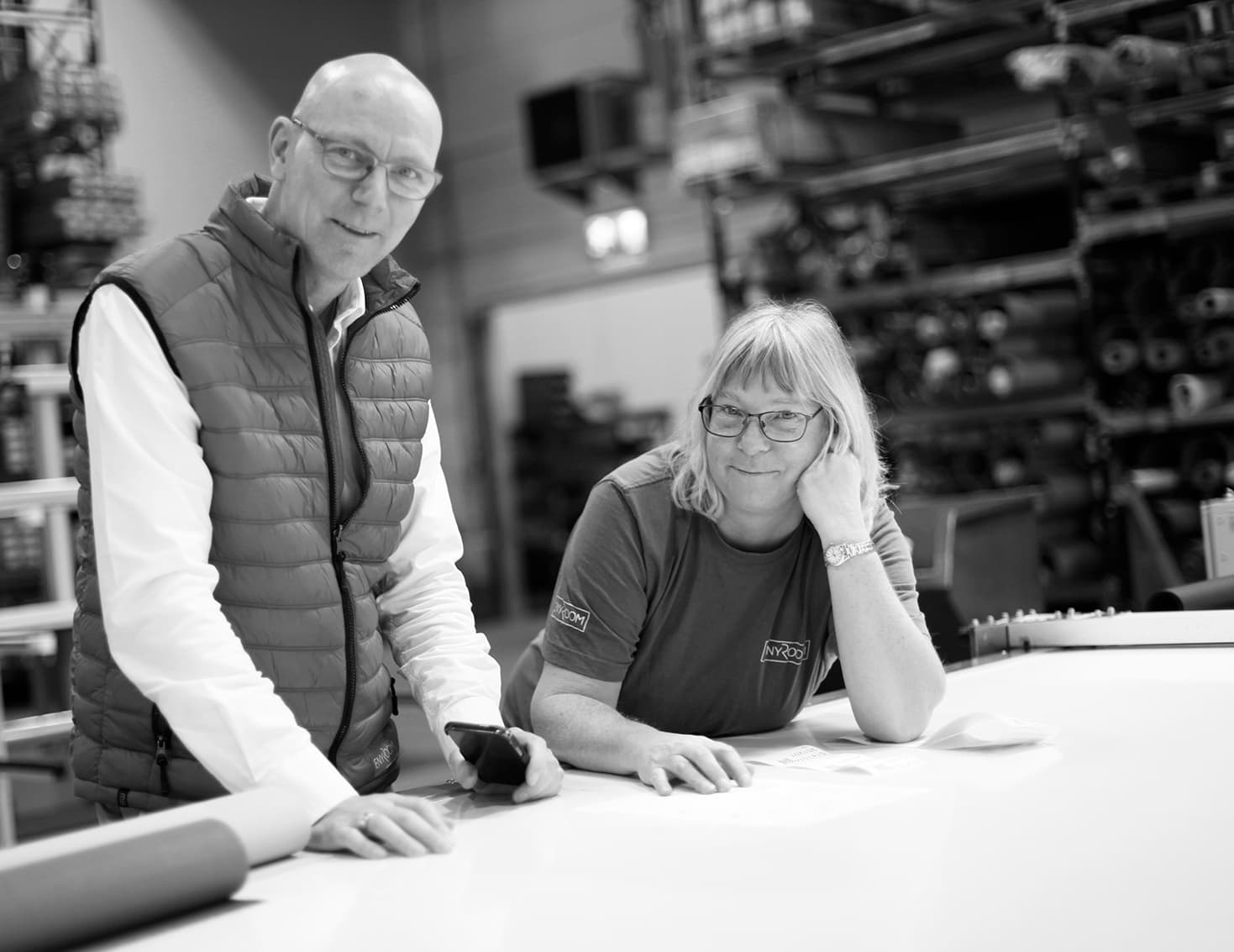 Personal Enyroom står i produktion tillsammans