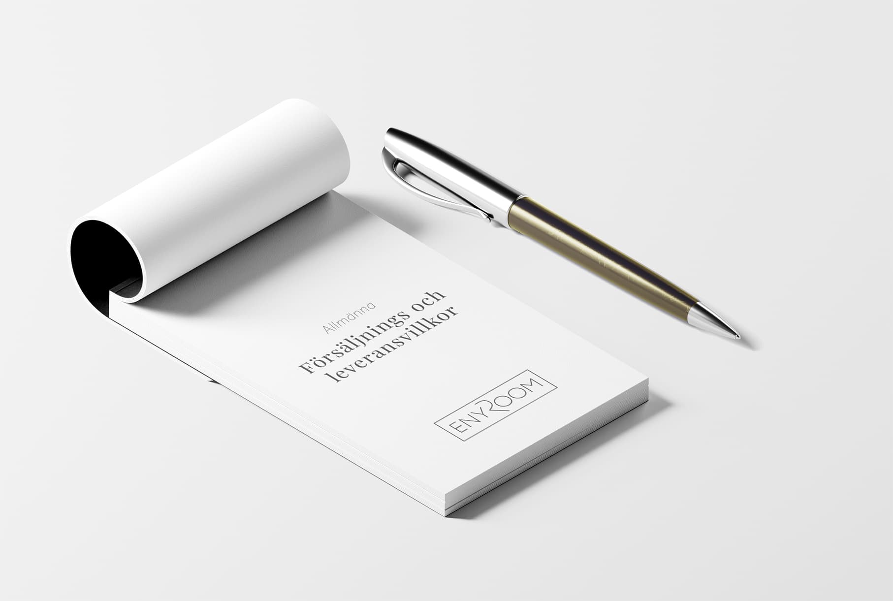 Anteckningsblock penna villkor försäljning leverans