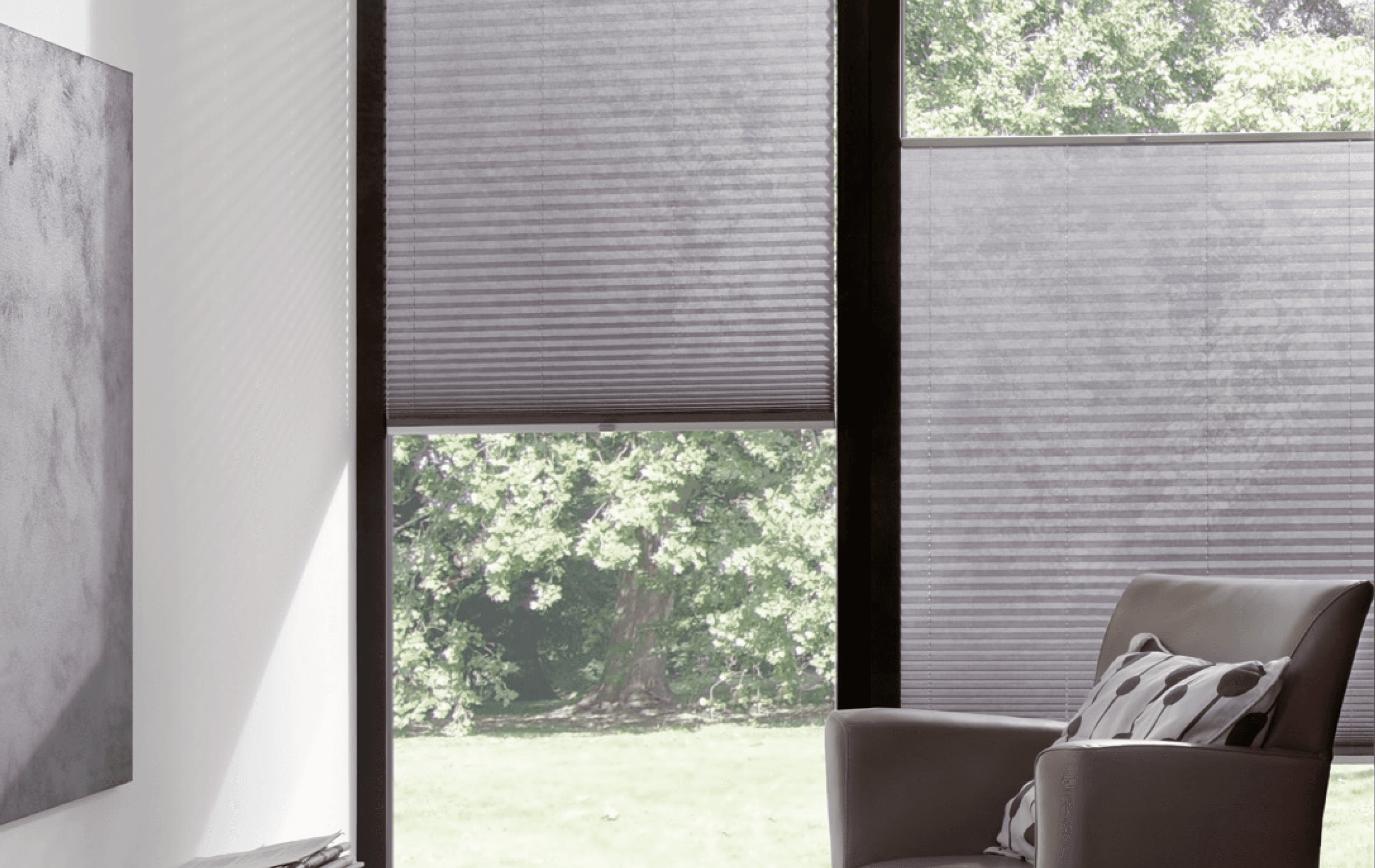 Plisségardin Air 25mm Svävande plisségardiner